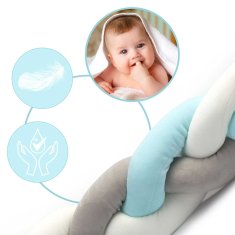 shumee Ricokids 2m povoj za otroško posteljico - modro-siv