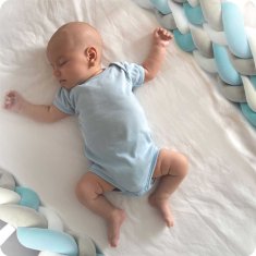 shumee Ricokids 2m povoj za otroško posteljico - modro-siv