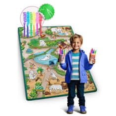 shumee Ricokids RK-344 penasta podloga za barvanje, zvita, 120 x 90 x 0,3 cm