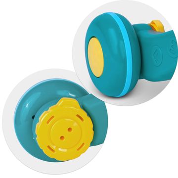 Ricokids Potiskana izobraževalna miza 3v1 RK-810 bela in modra