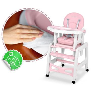 Ricokids Pladenj za stolček Sinco - roza