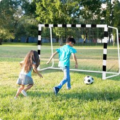 shumee Nogometni gol 180 x 120 x 60 cm NS-464 črno-bel