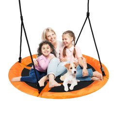 shumee Swingo XXL gugalnica "vranjino gnezdo", oranžna, 95 cm