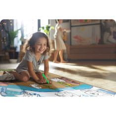 shumee Ricokids RK-344 penasta podloga za barvanje, zvita, 120 x 90 x 0,3 cm