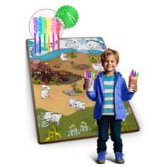 shumee Ricokids RK-344 penasta podloga za barvanje, zvita, 120 x 90 x 0,3 cm
