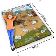 shumee Ricokids RK-344 penasta podloga za barvanje, zvita, 120 x 90 x 0,3 cm