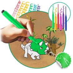 shumee Ricokids RK-344 penasta podloga za barvanje, zvita, 120 x 90 x 0,3 cm