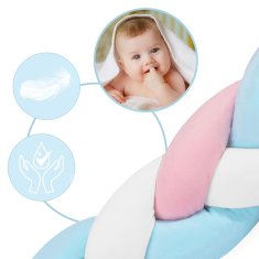 shumee Ricokids 3m zavitek za otroško posteljico - moder in roza