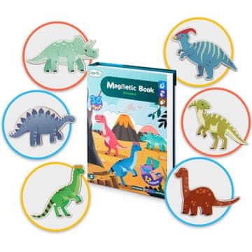 Ricokids Magnetna knjiga Puzzle Dinozavri RK-770