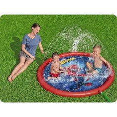 shumee Napihljiv otroški bazen s fontano Spider-Man 165 cm Bestway 98792