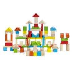 New Classic Toys Leseni bloki za otroke Viga 80 kosov