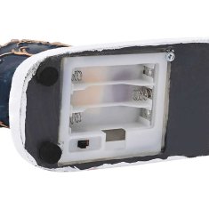 Vidaxl Božični okras za mizo večbarvno 31.5 x 6.5 x 16 cm Smola