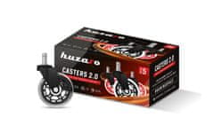 Huzaro Kolesca za stol Casters 2.0 Črna
