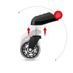 Huzaro Kolesca za stol Casters 2.0 Črna