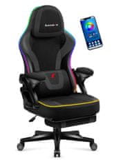 Huzaro Stol Force 4.6 RGB črna mreža