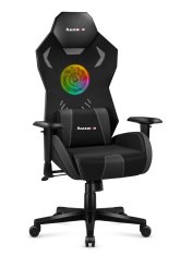 Huzaro vrtljivi stol Combat 7.6 RGB črn