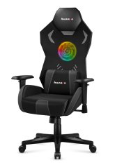 Huzaro vrtljivi stol Combat 7.6 RGB črn