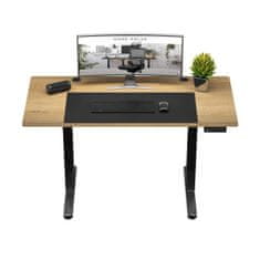 Pisalna miza Leader 7.0 belo-rjava