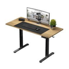 Pisalna miza Leader 7.0 belo-rjava