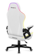 Huzaro vrtljivi stol Force 4.6 RGB bela mreža