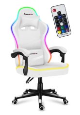 Huzaro vrtljivi stol Force 4.4 RGB bela