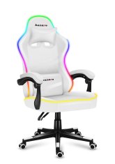 Huzaro vrtljivi stol Force 4.4 RGB bela