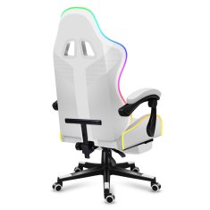 Huzaro vrtljivi stol Force 4.7 RGB beli