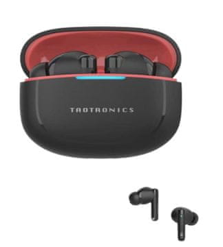 TaoTronics TT-BH1120 TWS slušalke, črne/rdeče (53-05010-111)
