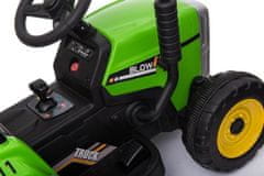 RAMIZ Otroški električni traktor s prikolico zelen 12v