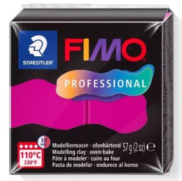Rayher.	 FIMO Prof polimerna masa 210, magenta, 57g