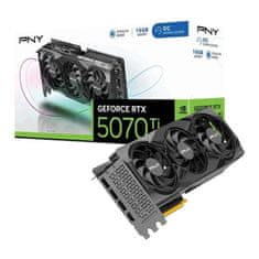 PNY Grafična kartica nVidia RTX5070Ti Overclocked Triple Fan - 16GB GDDR7 (VCG5070T16TFXPB1-O)