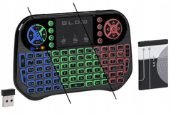 Blow Mini KS-6 brezžična tipkovnica, črna