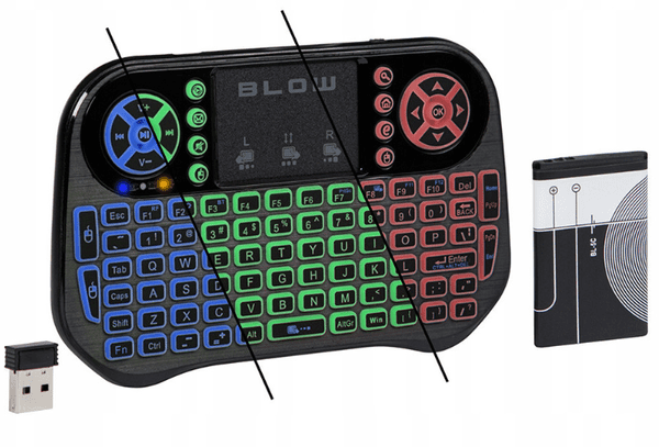  Blow Mini KS-6 brezžična tipkovnica, črna 