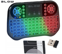 Blow Mini KS-6 brezžična tipkovnica, črna