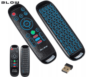 Blow Mini KS-5 brezžična pametna tipkovnica, zračna miška, črna