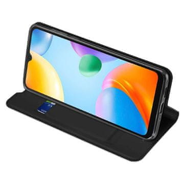 Dux Ducis Usnjen oviteka za Redmi 10C, črna