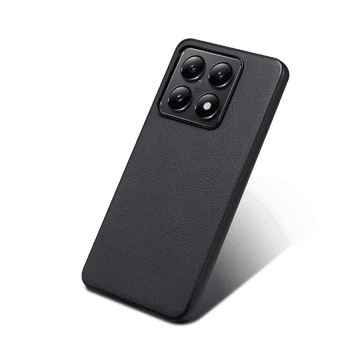 LENUO TPU usnjen ovitek za Xiaomi 14T črn