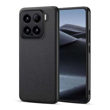 LENUO TPU usnjen ovitek za Xiaomi 15 črn