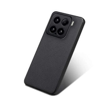 LENUO TPU usnjen ovitek za Xiaomi 15 črn