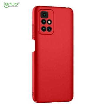 LENUO Ovitek Leshield za Redmi 10, rdeč