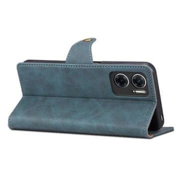 LENUO Usnjen preklopni ovitek za Redmi 10 5G, modra