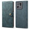 LENUO Usnjen preklopni ovitek za Xiaomi 13 Pro modra