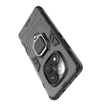 LENUO Ovitek Armor za Redmi Note 14 Pro 5G črn