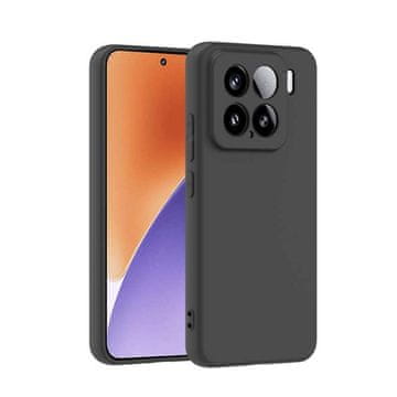 LENUO Ovitek TPU Frosted za Xiaomi 15 črn