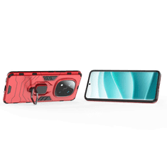 LENUO Ovitek Armor za Redmi Note 14 Pro+ 5G rdeč