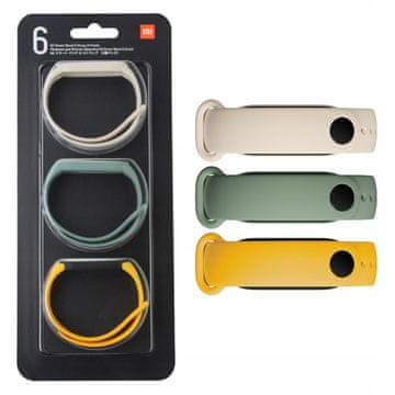 Xiaomi Komplet 3 zamenljivih paščkov za Smart Band 5/6/7