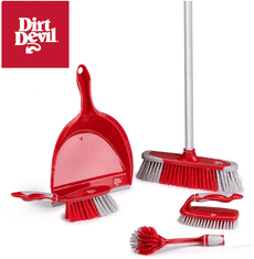 Dirt Devil komplet za čiščenje, nedrseči ročaji, rdeče-siv, 6/1