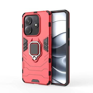 LENUO Ovitek Armor za Redmi Note 14 5G, rdeča