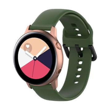 Xiaomi Univerzalni silikonski pašček 20 mm (temno zelen)