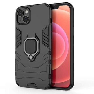LENUO Ovitek Armor za iPhone 15 Plus, črn